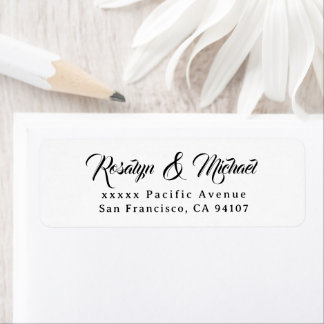 Elegant Simple Return Address Labels
