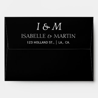 Elegant Simple Script Modern Wedding Classic Envelope