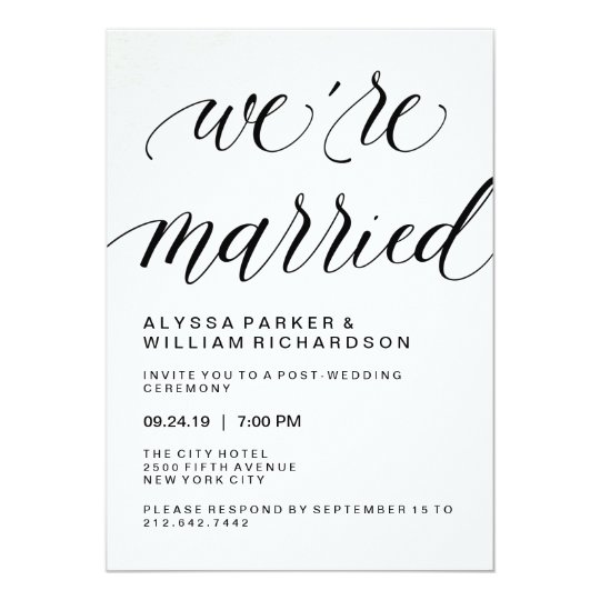 wedding party invites