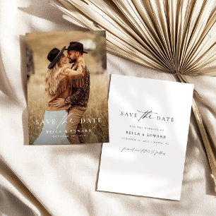 Elegant Simple Wedding Save The Date