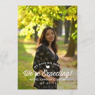 Elegant Simplicity Pregnancy Announcement