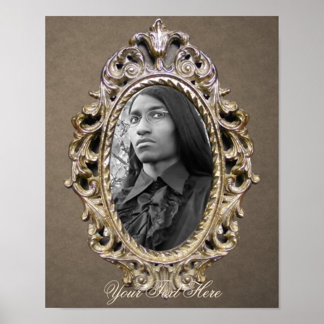 Elegant Single Frame Poster (Front)