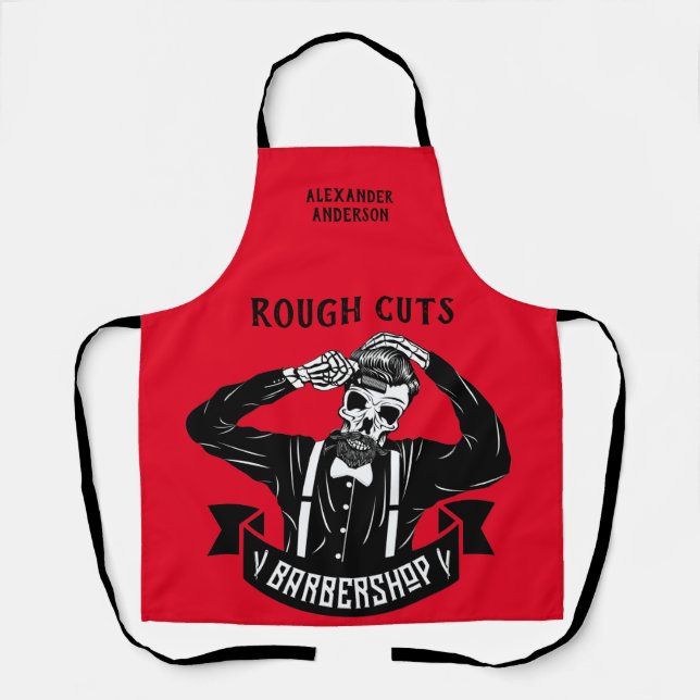 Elegant Skeleton Personalize Apron (Front)