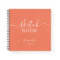 Elegant Sketchbook Your Name Script Coral