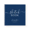 Elegant Sketchbook Your Name Script Navy Blue