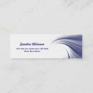 elegant skinny business card
