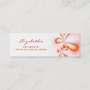 elegant skinny business card