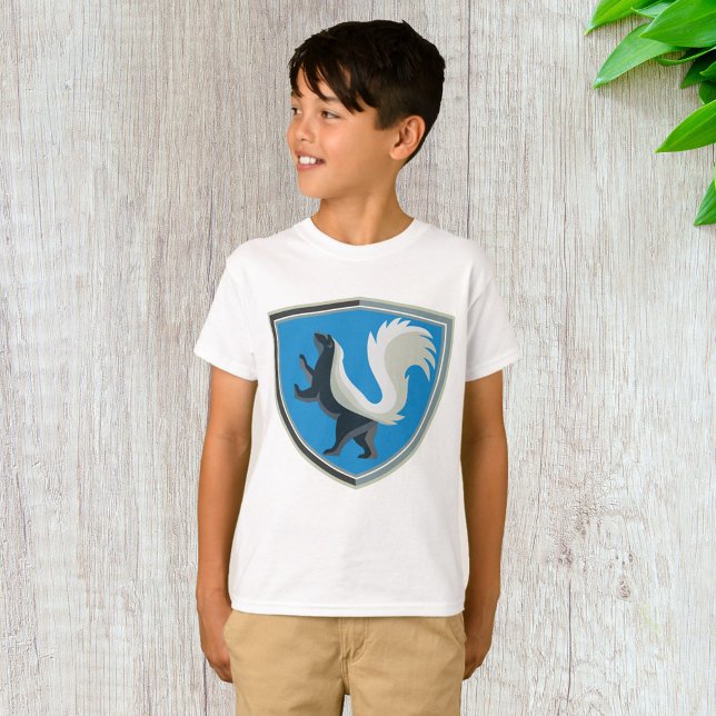 Elegant Skunk Emblem Wildlife Inspired Crest  T-Shirt (Creator Uploaded)