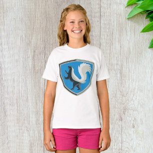Elegant Skunk Emblem Wildlife Inspired Crest T-Shirt