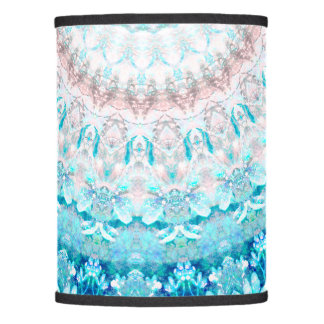 Elégant Sky Blue Crystal Mandala