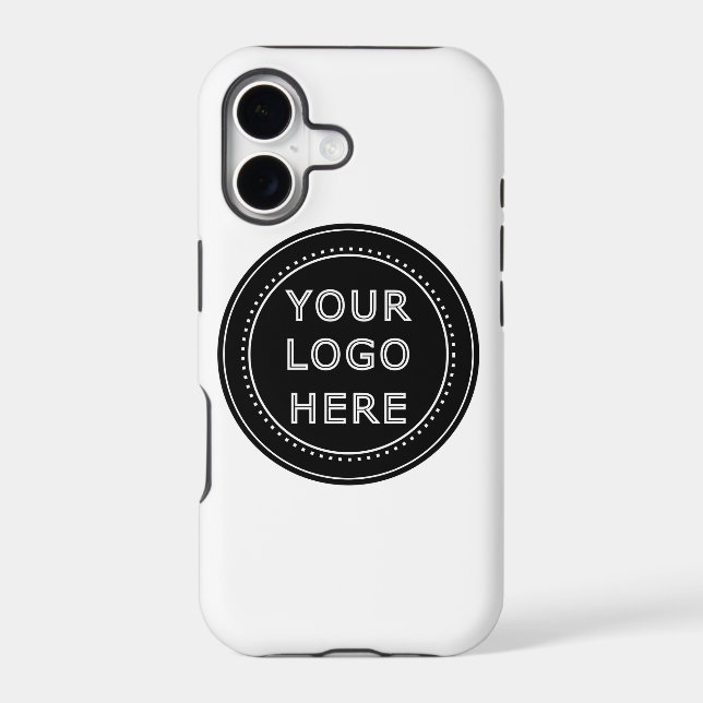 Elegant & Sleek Black QR Code (Back)