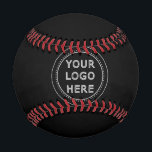 Elegant & Sleek Black QR Code Baseball<br><div class="desc">This design is accessible to all. Feel free to customize the logo,  images,  tStylish Black QR Code Design | Elegant Brandext,  and colours according to your preferences. Thank you very much.</div>