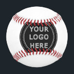 Elegant & Sleek Black QR Code Baseball<br><div class="desc">This design is accessible to all. Feel free to customize the logo,  images,  tStylish Black QR Code Design | Elegant Brandext,  and colours according to your preferences. Thank you very much.</div>