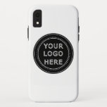 Elegant & Sleek Black QR Code iPhone XR Case<br><div class="desc">This design is accessible to all. Feel free to customize the logo,  images,  tStylish Black QR Code Design | Elegant Brandext,  and colours according to your preferences. Thank you very much.</div>