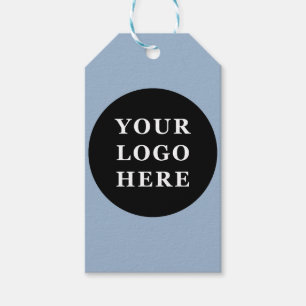 Elegant & Sleek Black QR Code Gift Tags