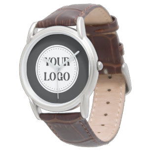 Elegant & Sleek Black QR Code Logo Design Watch