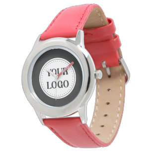 Elegant & Sleek Black QR Code Logo Design Watch