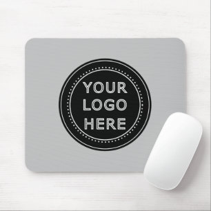 Elegant & Sleek Black QR Code Mouse Pad