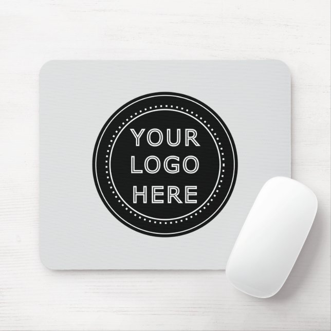 Elegant & Sleek Black QR Code Mouse Pad (With Mouse)