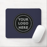 Elegant & Sleek Black QR Code Mouse Pad<br><div class="desc">This design is accessible to all. Feel free to customize the logo,  images,  tStylish Black QR Code Design | Elegant Brandext,  and colours according to your preferences. Thank you very much.</div>