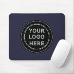 Elegant & Sleek Black QR Code Mouse Pad<br><div class="desc">This design is accessible to all. Feel free to customize the logo,  images,  tStylish Black QR Code Design | Elegant Brandext,  and colours according to your preferences. Thank you very much.</div>