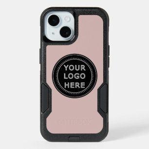 Elegant & Sleek Black QR Code iPhone 15 Case
