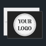 Elegant & Sleek Black QR Code Save The Date<br><div class="desc">This design is accessible to all. Feel free to customize the logo,  images,  tStylish Black QR Code Design | Elegant Brandext,  and colours according to your preferences. Thank you very much.</div>