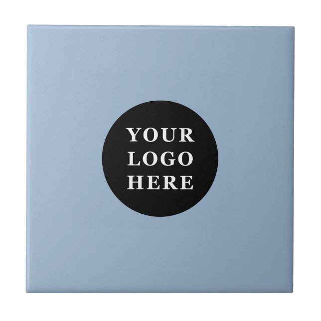 Elegant & Sleek Black QR Code Tile (Front)