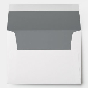 Elegant Sleek Silver Lined Envelope
