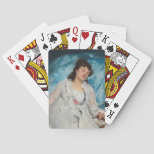 Elegant Sleeping French Woman (Sweet Repose) Playing Cards