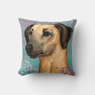 Elegant Sloughi Throw Pillow