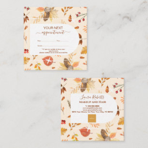 Elegant Small Business Owner Appointment Card