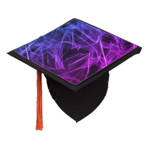 Elegant Smoke Swirls – Mystical Aesthetics Graduation Cap Topper