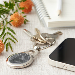 Elegant Smoke Swirls – Mystical Aesthetics Keychain