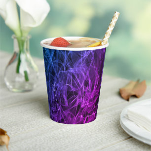 Elegant Smoke Swirls – Mystical Aesthetics Paper Cups