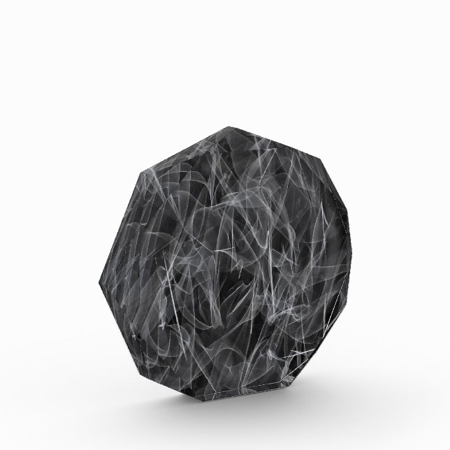 Elegant Smoke Swirls – Mystical Aesthetics Photo Block (Left)