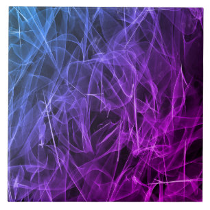 Elegant Smoke Swirls – Mystical Aesthetics Tile