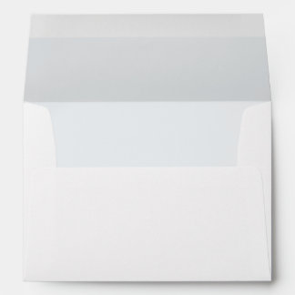 Elegant Snow White Lined Envelopes