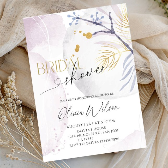 Elegant Snowflake Bride-to-Be Party Invitation (Creator Uploaded)
