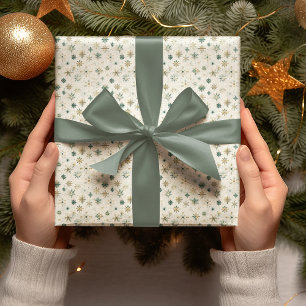 Elegant Snowflake Christmas Wrapping Paper