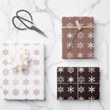Elegant Snowflakes patterned