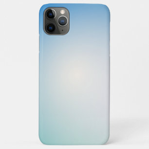 Elegant Soft Blue & White Ombre iPhone 11 Pro Max Case