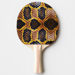 elegant soft python snake skin ping pong paddle