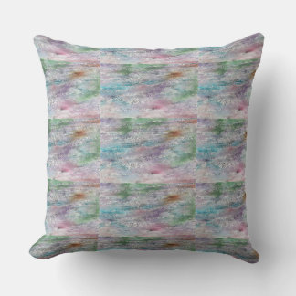 Elegant, soft, warm, pastel painting design Pillow