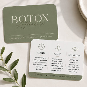 Élégant Soin Minimaliste Après Botox Sage 