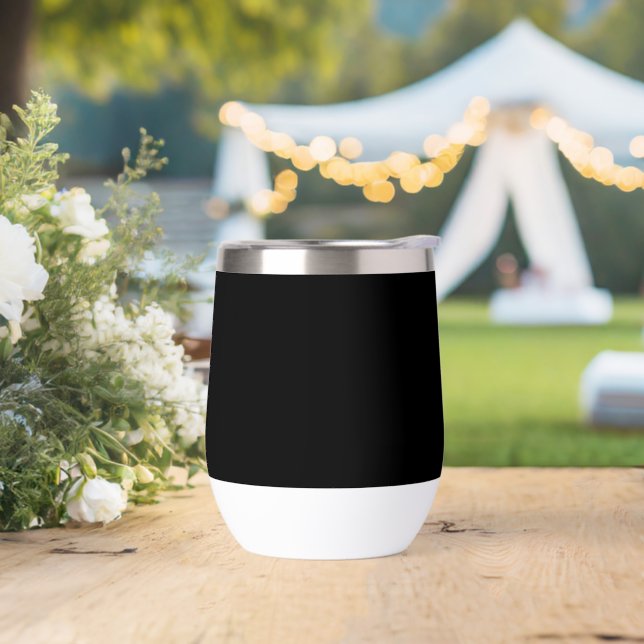 Elegant Solid Black (Wedding)