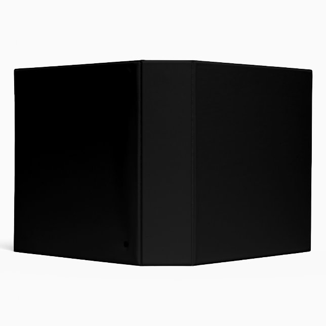 Elegant Solid Black Binder (Background)