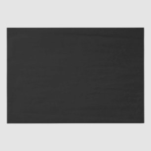 Elegant Solid Black Tissue Paper