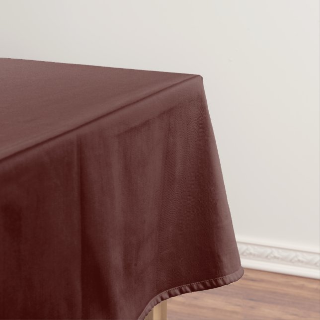 Elegant Solid Burgundy Table Cloth (In Situ)