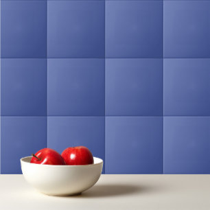 Elegant solid colour plain Amparo Blue Tile